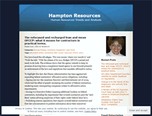 Tablet Screenshot of hamptoncm.wordpress.com