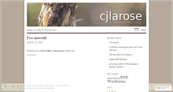 Desktop Screenshot of cjlarose.wordpress.com