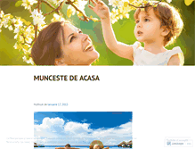 Tablet Screenshot of muncesteacasa.wordpress.com