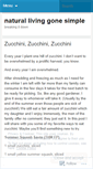 Mobile Screenshot of naturallivinggonesimple.wordpress.com