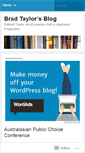 Mobile Screenshot of bradtaylor.wordpress.com