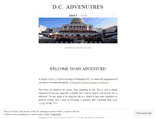 Tablet Screenshot of inaugurationadventure.wordpress.com