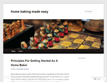 Tablet Screenshot of homebakingmadeeasy.wordpress.com