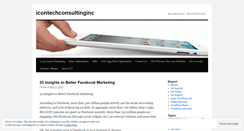 Desktop Screenshot of icontechconsultinginc.wordpress.com