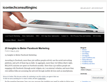 Tablet Screenshot of icontechconsultinginc.wordpress.com