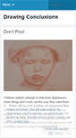 Mobile Screenshot of drawingconclusions.wordpress.com