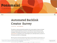 Tablet Screenshot of ponnmalai.wordpress.com