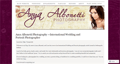 Desktop Screenshot of anyaalbonetti.wordpress.com