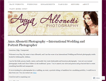 Tablet Screenshot of anyaalbonetti.wordpress.com