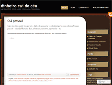 Tablet Screenshot of dinheirocaidoceu.wordpress.com