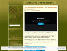 Tablet Screenshot of mamasofcolorrising.wordpress.com