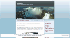 Desktop Screenshot of gregandnicolesargentinablog.wordpress.com