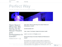 Tablet Screenshot of perfectway.wordpress.com