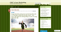 Desktop Screenshot of chienluocmarketing.wordpress.com
