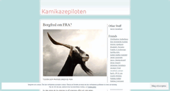 Desktop Screenshot of kamikazepiloten.wordpress.com