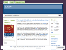 Tablet Screenshot of elvlog.wordpress.com