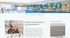 Desktop Screenshot of laureakirjasto.wordpress.com