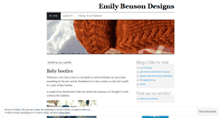 Desktop Screenshot of emilybensondesigns.wordpress.com