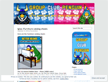 Tablet Screenshot of groupclubpenguin.wordpress.com