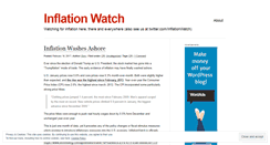 Desktop Screenshot of inflationwatch.wordpress.com