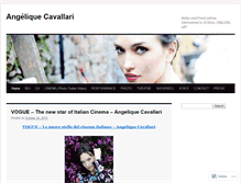 Tablet Screenshot of angeliquecavallari.wordpress.com