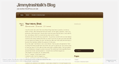 Desktop Screenshot of jimmytrashtalk.wordpress.com