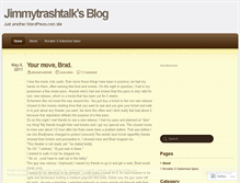 Tablet Screenshot of jimmytrashtalk.wordpress.com