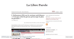 Desktop Screenshot of lalibreparole.wordpress.com