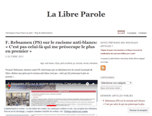 Tablet Screenshot of lalibreparole.wordpress.com