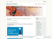 Tablet Screenshot of graycatstudio.wordpress.com