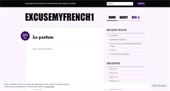 Desktop Screenshot of excusemyfrench1.wordpress.com