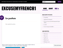 Tablet Screenshot of excusemyfrench1.wordpress.com