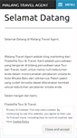 Mobile Screenshot of malangtravelagent.wordpress.com
