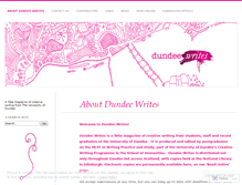 Tablet Screenshot of dundeewrites.wordpress.com