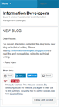 Mobile Screenshot of informationdevelopers.wordpress.com
