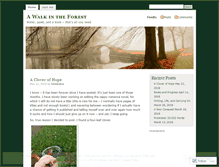 Tablet Screenshot of forestidyls.wordpress.com