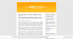 Desktop Screenshot of mobilealley.wordpress.com