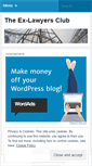 Mobile Screenshot of exlawyersclub.wordpress.com