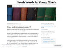 Tablet Screenshot of freshwords.wordpress.com