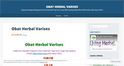 Desktop Screenshot of obatherbalvarisess.wordpress.com