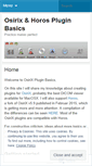 Mobile Screenshot of osirixpluginbasics.wordpress.com