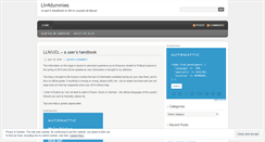 Desktop Screenshot of lln4dummies.wordpress.com