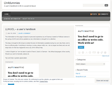 Tablet Screenshot of lln4dummies.wordpress.com