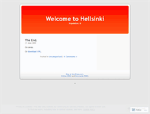 Tablet Screenshot of hellsinki.wordpress.com