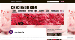 Desktop Screenshot of creciendobien.wordpress.com