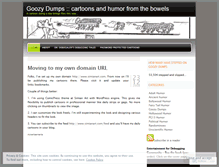 Tablet Screenshot of goozydumps.wordpress.com