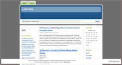 Desktop Screenshot of livetv00.wordpress.com