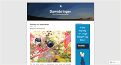 Desktop Screenshot of dawnbringer.wordpress.com