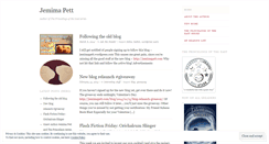 Desktop Screenshot of jemimapett.wordpress.com