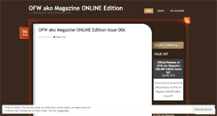 Desktop Screenshot of ofwakomagazine.wordpress.com